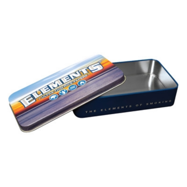lata tin case azul