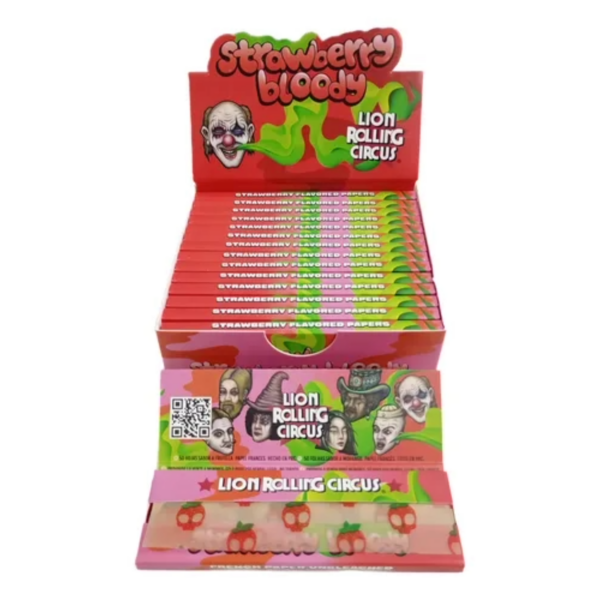 papel saborizado strowberry lion