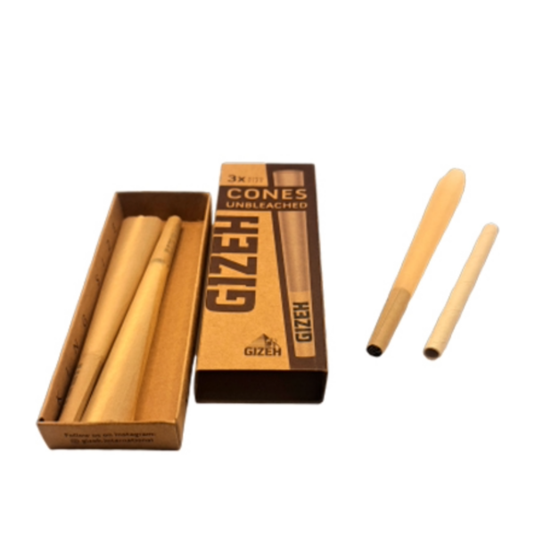 Cono Pre Armado Unbleached x3 Gizeh