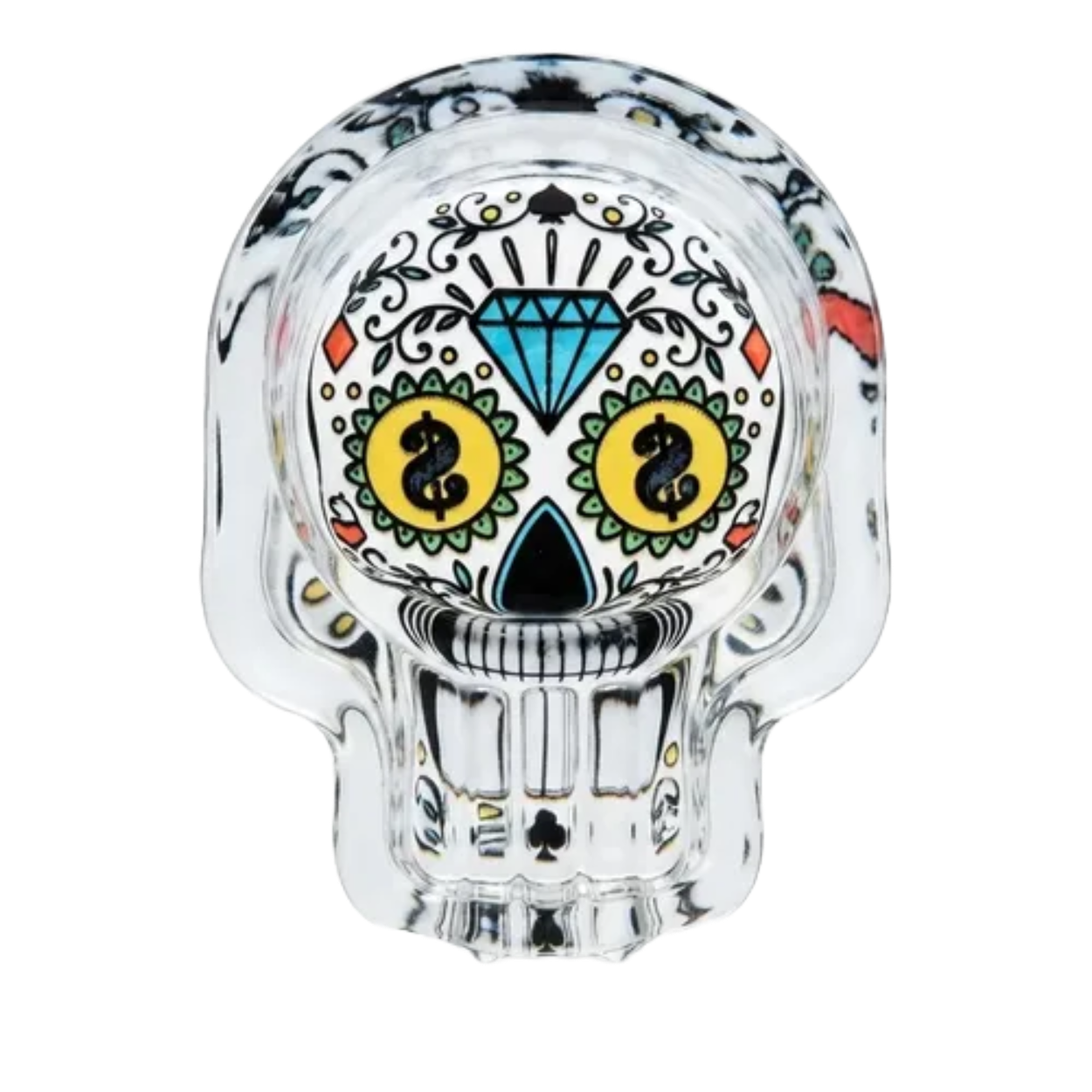 CENICERO BLUNT REY CALAVERA VIDRIO