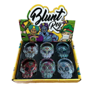 CENICERO BLUNT REY CALAVERA VIDRIO