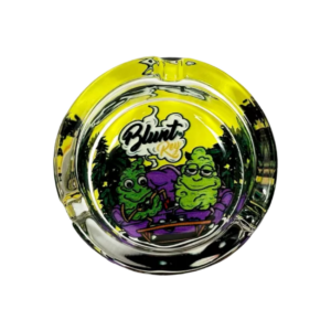 CENICERO BLUNT REY REDONDO VIDRIO