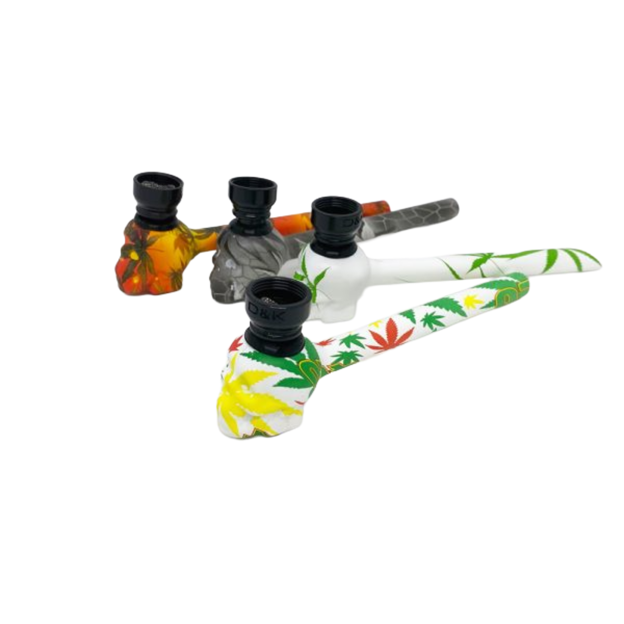 Pipa DK 8441-2 Calavera Chalas Vidrio
