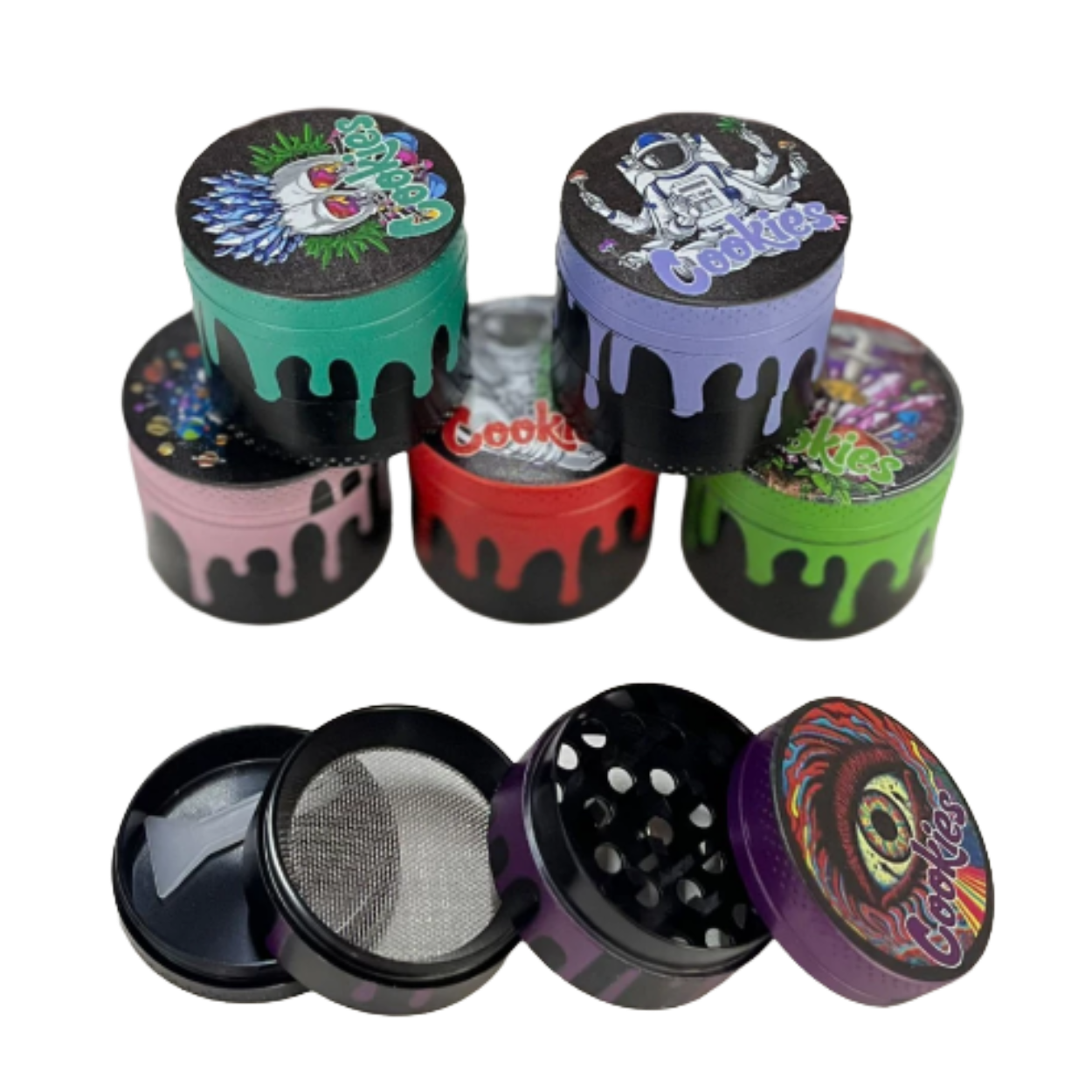 Picador COOKIES 4 partes 40mm ALUMINIO